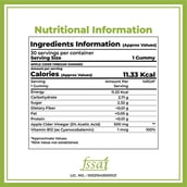 7 - Boldfit Apple Cider Vinegar,  30 gummies  Greenapple 