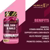 4 - MuscleXP Hair, Skin & Nails MultiVitamin,  60 tablet(s)  Unflavoured 