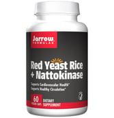 Jarrow Formulas Red Yeast Rice + Nattokinase,  60 veggie capsule(s) 