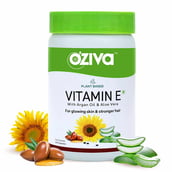 1 - Oziva Plant Based Vitamin E,  30 capsules 