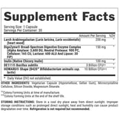 supplement - Nutrex Lipo 6 Black Probiotic,  30 capsules  Unflavoured 