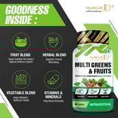 5 - MuscleXP Multi Greens & Fruits,  60 tablet(s)  Unflavoured 