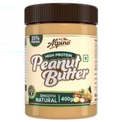 1 - Alpino High Protein Peanut Butter, 400 g Natural Smooth