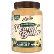 1 - Alpino High Protein Peanut Butter,  1 kg  Natural Crunch 