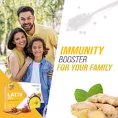 8 - Zeon Zeotum Latte,  Curcumin and Kesar  30 sachets/pack 