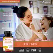 5 - VITAWIN Calcium for Strong Bones and Teeth (500 mg),  60 capsules  Unflavoured 