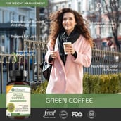 5 - VITAWIN Green Coffee Capsules - Weight Management and Fat Loss Supplement (500 mg),  60 capsules 