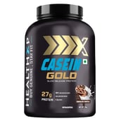1 - HealthXP 100% Micellar Casein Protein,  4.4 lb  Chocolate Truffle 