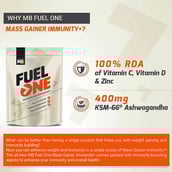 4 - MB Fuel One Mass Gainer Immunity + OP, 1.6 lb Chocolate
