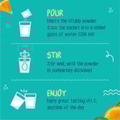 5 - Magicleaf Vitaup,  30 sachets/pack  Lemon & Lime 