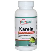 Way2Herbal Karela,  120 capsules 