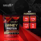 5 - MuscleXP 100% Whey Protein with Digestive Enzyme, 2.2 lb Double Chocolate