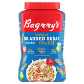 1 - Bagrrys Crunchy Muesli No Added Sugar,  1 kg  Unflavoured 