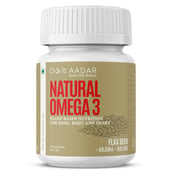 1 - Aadar Natural Omega 3,  60 capsules 