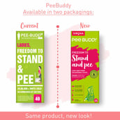 6 - PeeBuddy Disposable Portable Female Urination Device,  40 Piece(s)/Pack  for Women Pack of 2 