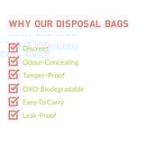 5 - Sirona Disposal Bag,  45 Piece(s)/Pack  Sanitary and Diapers 