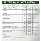 3 - Nakpro 100% Pure Carb, 1.65 lb Unflavoured