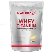 1 - Nakpro Whey Titanium,  2.2 lb  Banana 