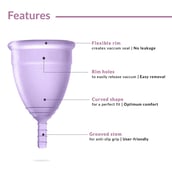 4 - Sirona Pad Free Periods Menstrual Cup,  1 Piece(s)/Pack  for Women (Large) 