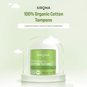 2 - Sirona 100% Organic Cotton Tampons,  18 Piece(s)/Pack  for Regular Flow 