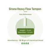 8 - Sirona 100% Organic Cotton Tampons,  18 Piece(s)/Pack  for Heavy Flow 