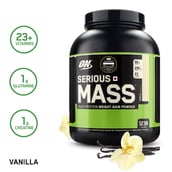 4 - ON (Optimum Nutrition) Serious Mass, 6.6 lb Vanilla