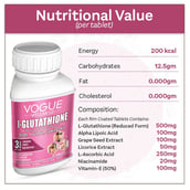 3 - Vogue Wellness L-Glutathione - Pack of 2, 30 tablet(s)