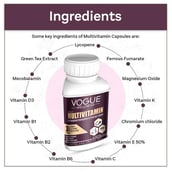 3 - Vogue Wellness Daily Multivitamin,  60 softgels  Unflavoured (Pack of 3) 