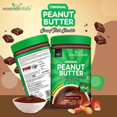 3 - NourishVitals Original Peanut Butter, 0.750 kg Creamy Dark Chocolate
