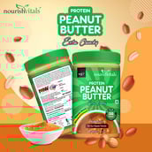 3 - NourishVitals Protein Peanut Butter, 0.750 kg Extra Crunchy