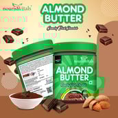 3 - NourishVitals Almond Butter,  Crunchy Dark Chocolate  0.200 kg 
