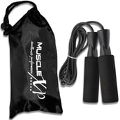 1 - MuscleXP Skipping Rope,  Blue & Black  Free Size (with Foam Handles) 