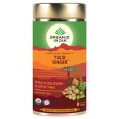 1 - Organic India Tulsi Ginger Tea,  Unflavoured  0.1 kg 