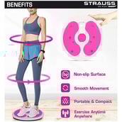 3 - Strauss Tummy Twister,  White and Pink  100 kg 