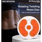 7 - Strauss Tummy Twister,  White and Orange  100 kg 