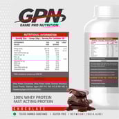 2 - Gamepro Nutrition 100% Whey Protein,  4.4 lb  Chocolate 