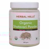 Herbal Hills Organic Shatavari Powder,  200 g 