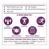 4 - MuscleBlaze Sparkling Protein Water (10g Protein),  6 Piece(s)/Pack  Black Grape 