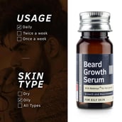 5 - Ustraa Beard Growth Serum, 35 ml for Oily Skin