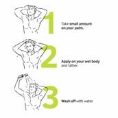 8 - Ustraa Body Wash,  250 ml  Green Clay (Pack of 2) 