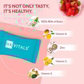 2 - HealthKart HK Vital Biotin OP,  60 gummies  Strawberry 