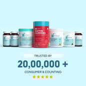 7 - HealthKart HK Vital Biotin OP,  60 gummies  Strawberry 