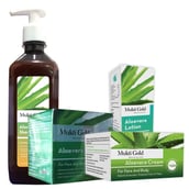 1 - Axiom Aloevera Cream+Aloevera Lotion+Aloevera Green Gel+Aloevera Showergel Combo,  4 Piece(s)/Pack  for All Types of Skin 