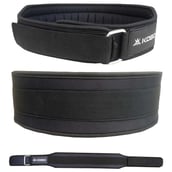KOBO Foam Padded Weight Lifting Belt (WTB-04),  Black  Large 