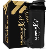 1 - MuscleXP Fit XP Blender Gym Shaker,  Black  700 ml 