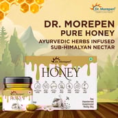2 - Dr. Morepen Honey,  385 g  Natural 