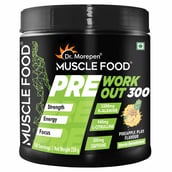 1 - Dr. Morepen Muscle Food Pre Workout 300, 0.55 lb Pineapple Play