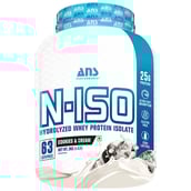 1 - ANS Performance N ISO Hydrolysed Whey Protein Isolate,  4.4 lb  Cookies & Cream 