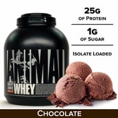 3 - Universal Nutrition Animal Whey Protein, 4 lb Chocolate