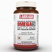 1 - Labrada Double Strength OMEGA 3,  60 capsules 